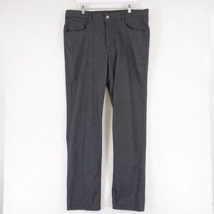 Banana Republic Stretch Black Denim Button Fly‎ High Rise Jeans 35L 38/35